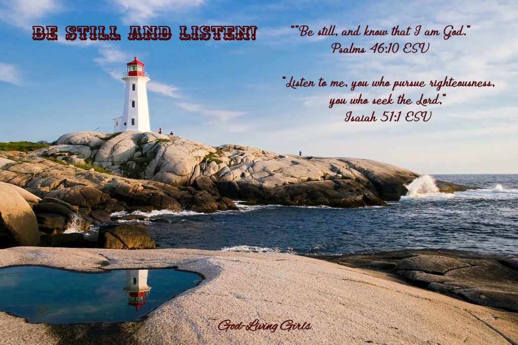 Be Still and&nbsp;Listen